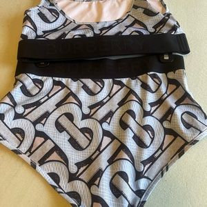 Authentic Burberry Monogram Print Bikini Swimwear size large